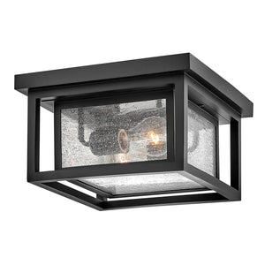 Republic 2L flush mount ceiling fixture - 1003BK