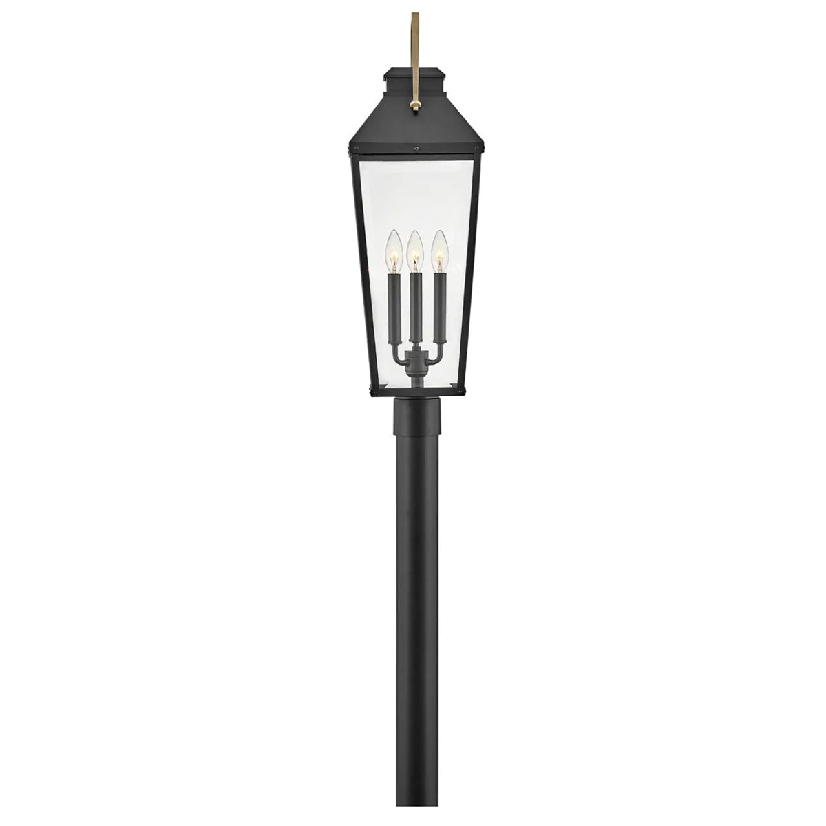 Dawson 3L Post Top Lantern - 17501BK