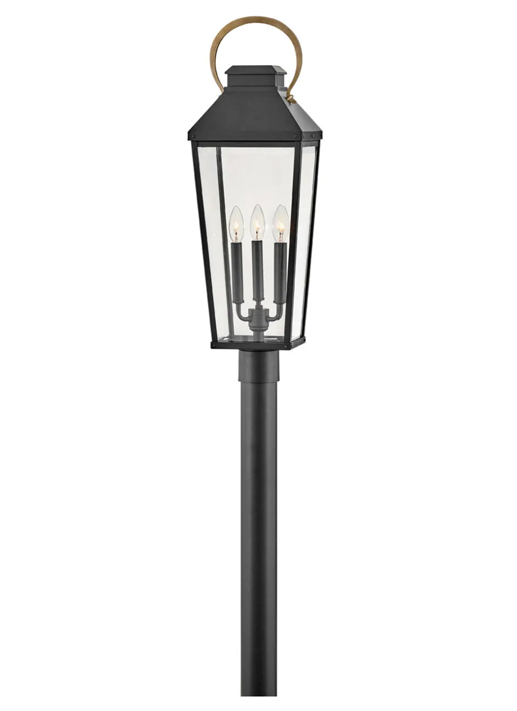 Dawson 3L Post Top Lantern - 17501BK