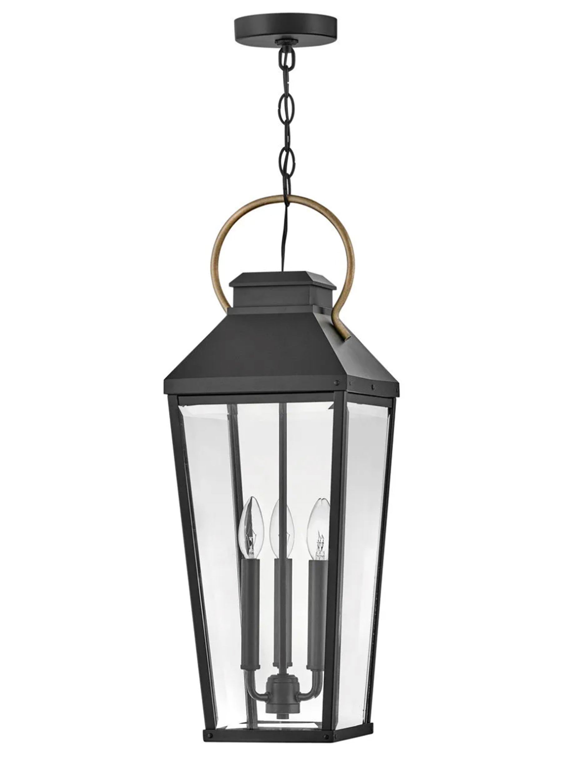 Dawson 3L Large Pendant - 17502BK