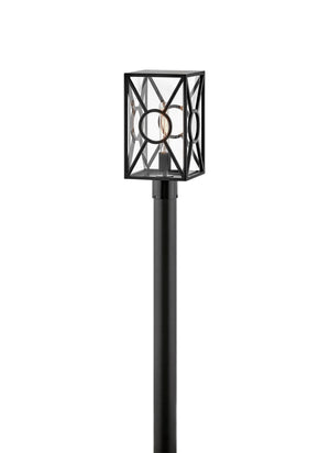 Brixton 1L post top lantern - 18371BK