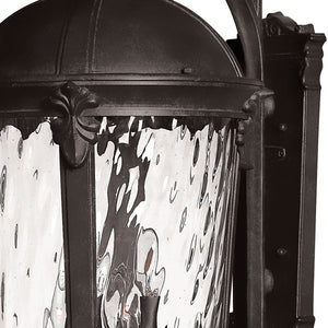 Windsor 6L extra large outdoor wall lantern - 1929BK