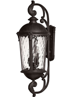 Windsor 6L extra large outdoor wall lantern - 1929BK