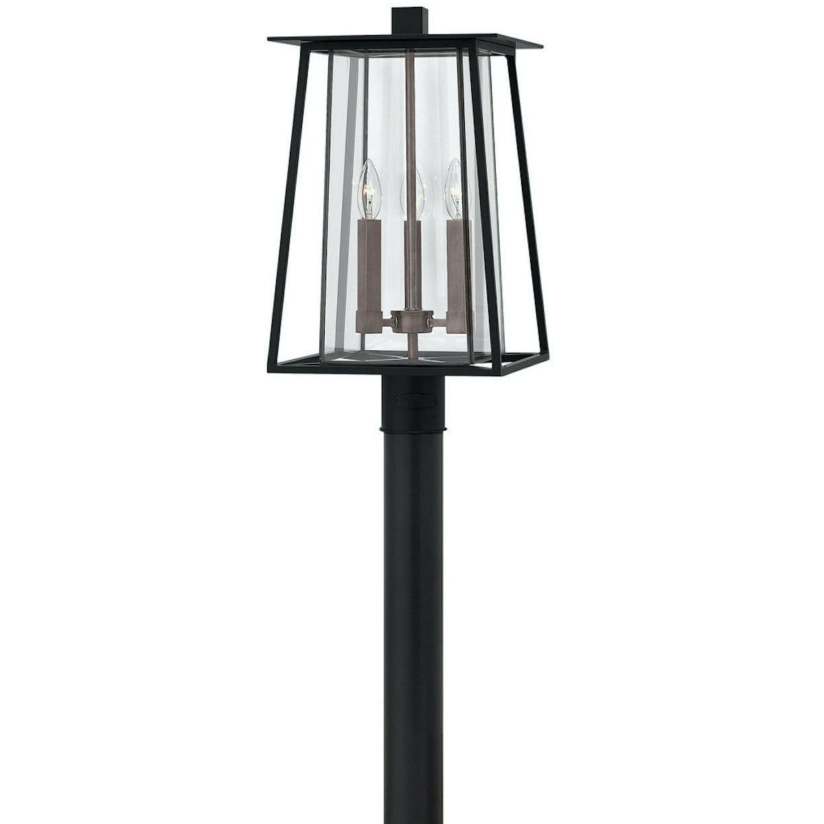 Walker 3L Large Outdoor Post Top - 2101BK