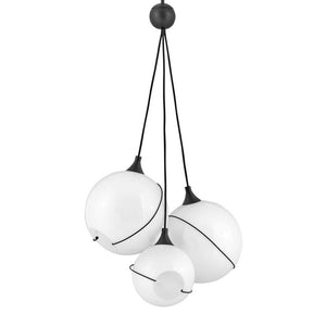 Skye 3L Pendant - 30304BLK-WH