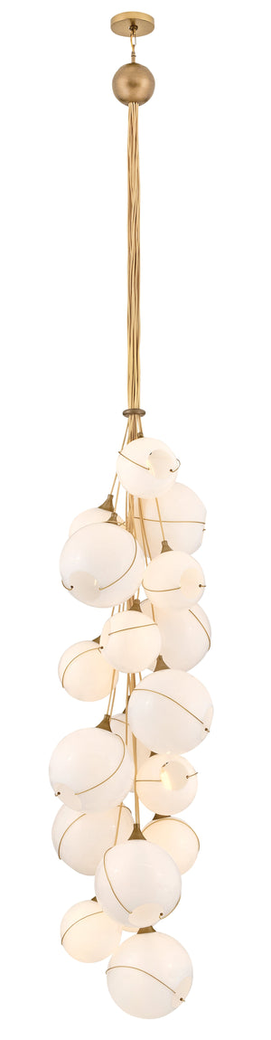 Skye 18L multi tier chandelier- 30309HBR-CO