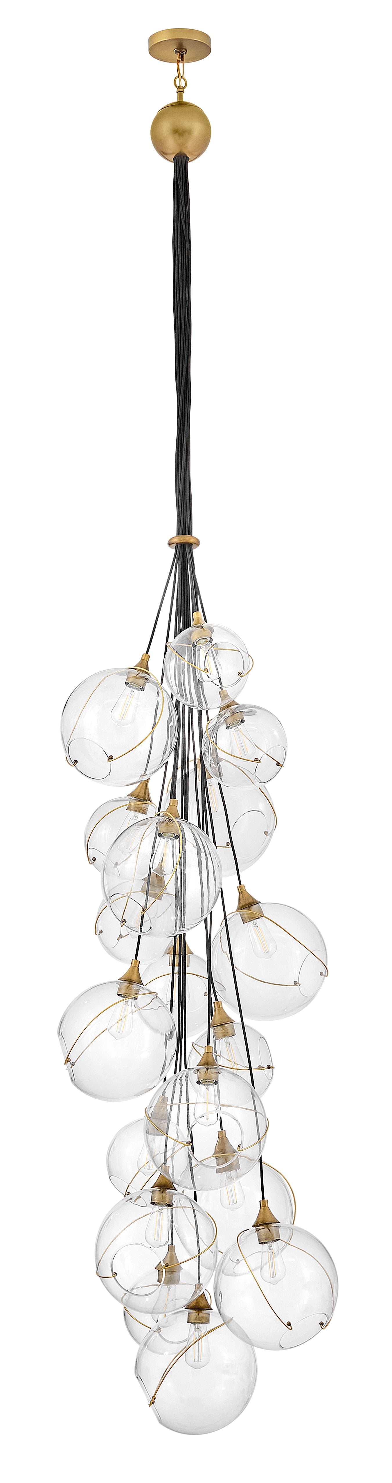 Skye 18L multi tier chandelier- 30309HBR