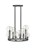 Alchemy 8L chandelier - 30526BK