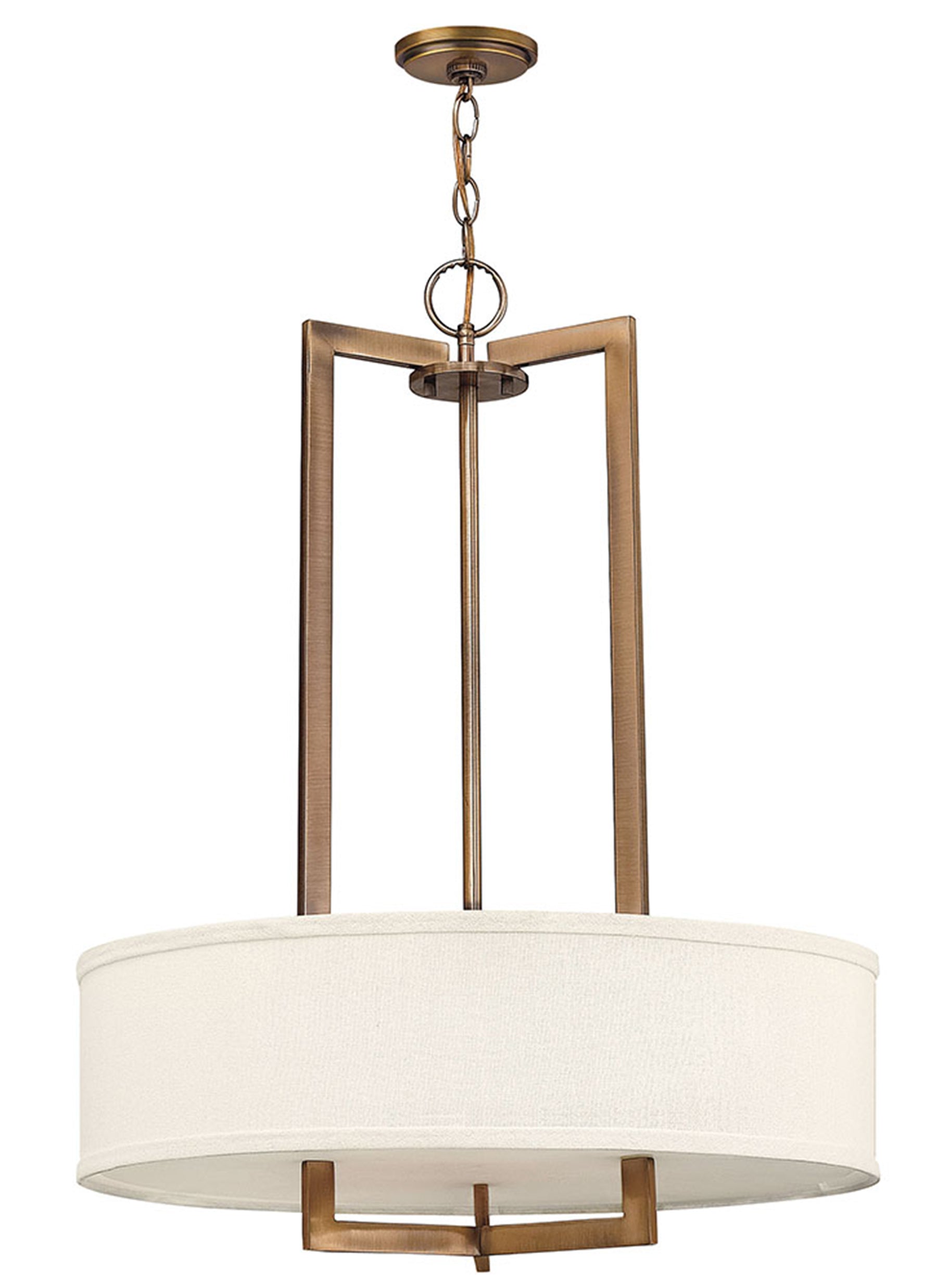 Hampton 3L medium pendant - 3204BR