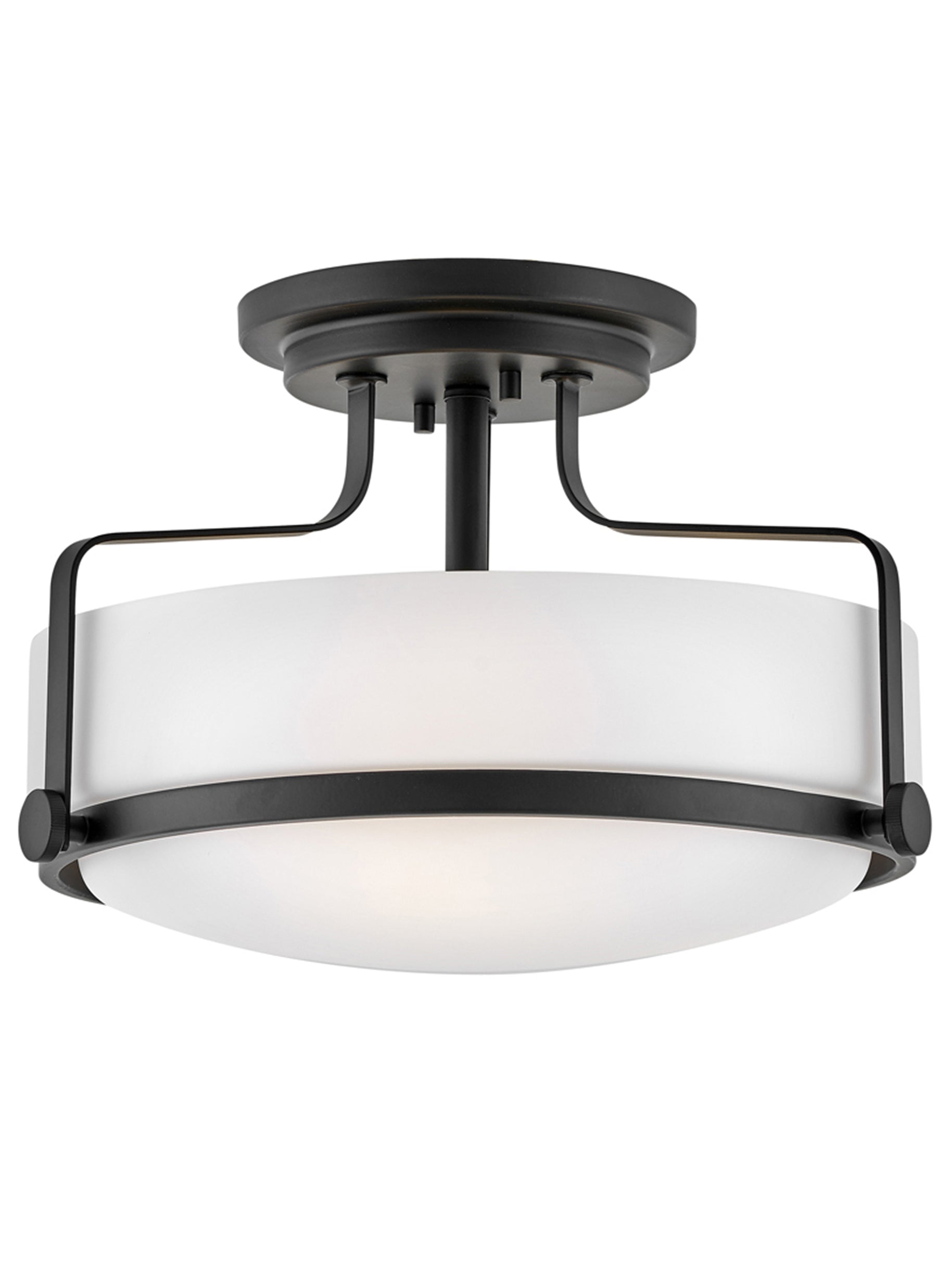 Harper 3L medium semi-flush mount - 3641BK