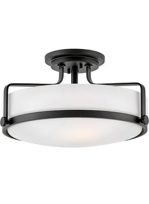 Harper 3L large semi-flush mount - 3643BK