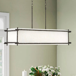 Tress 6L linear chandelier - 3676FE