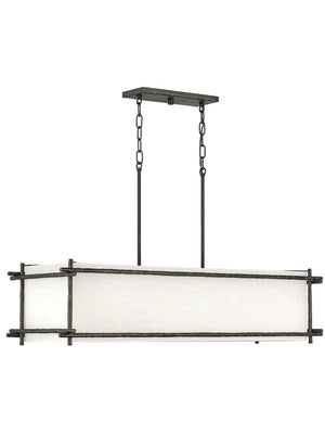 Tress 6L linear chandelier - 3676FE