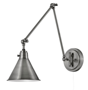 Arti 1L swing-arm wall sconce - 3692PL