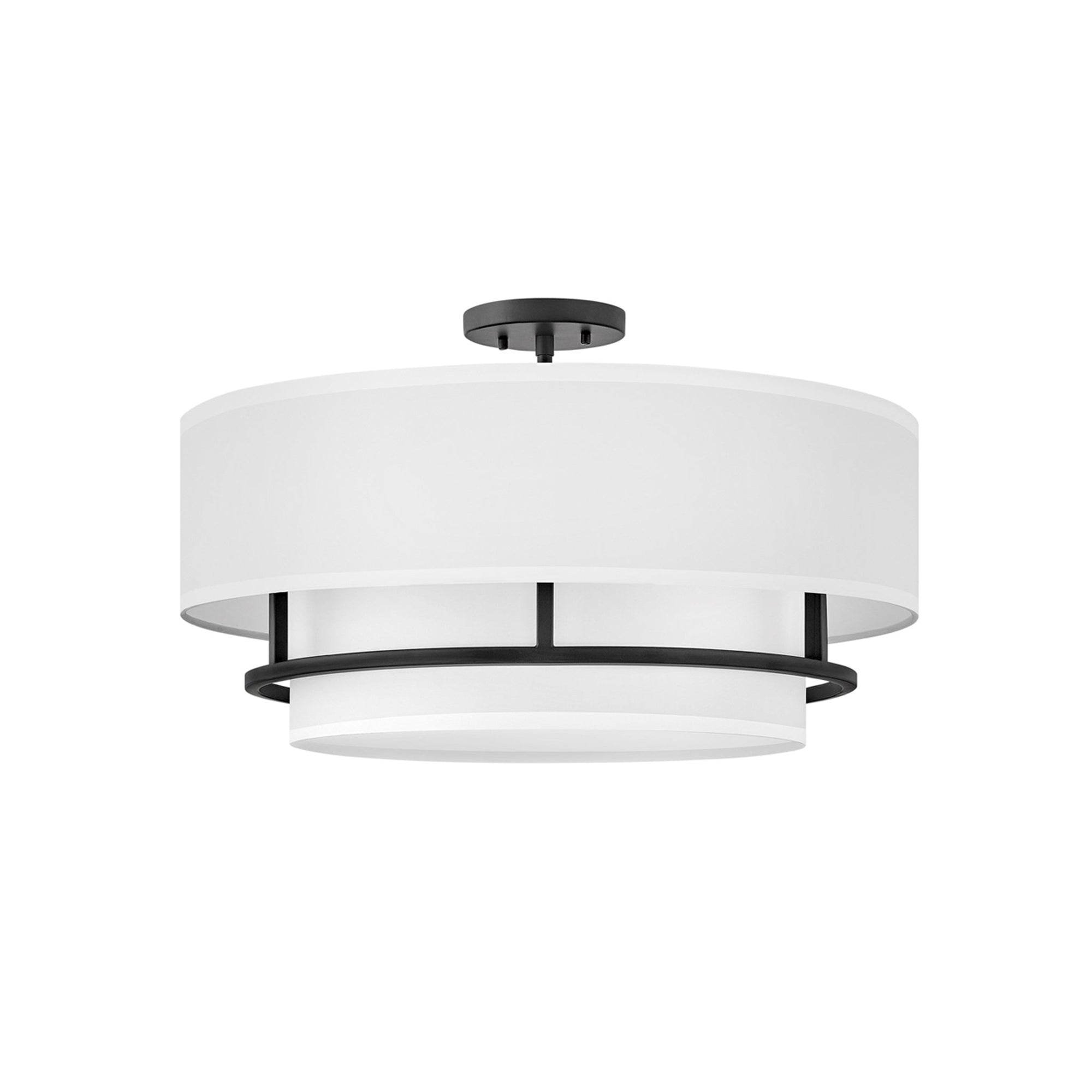 Graham 4L semi-flush mount - 38894BK