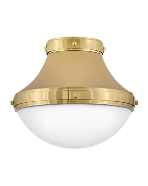 Oliver 1L Small Flush Mount - 39051BBR