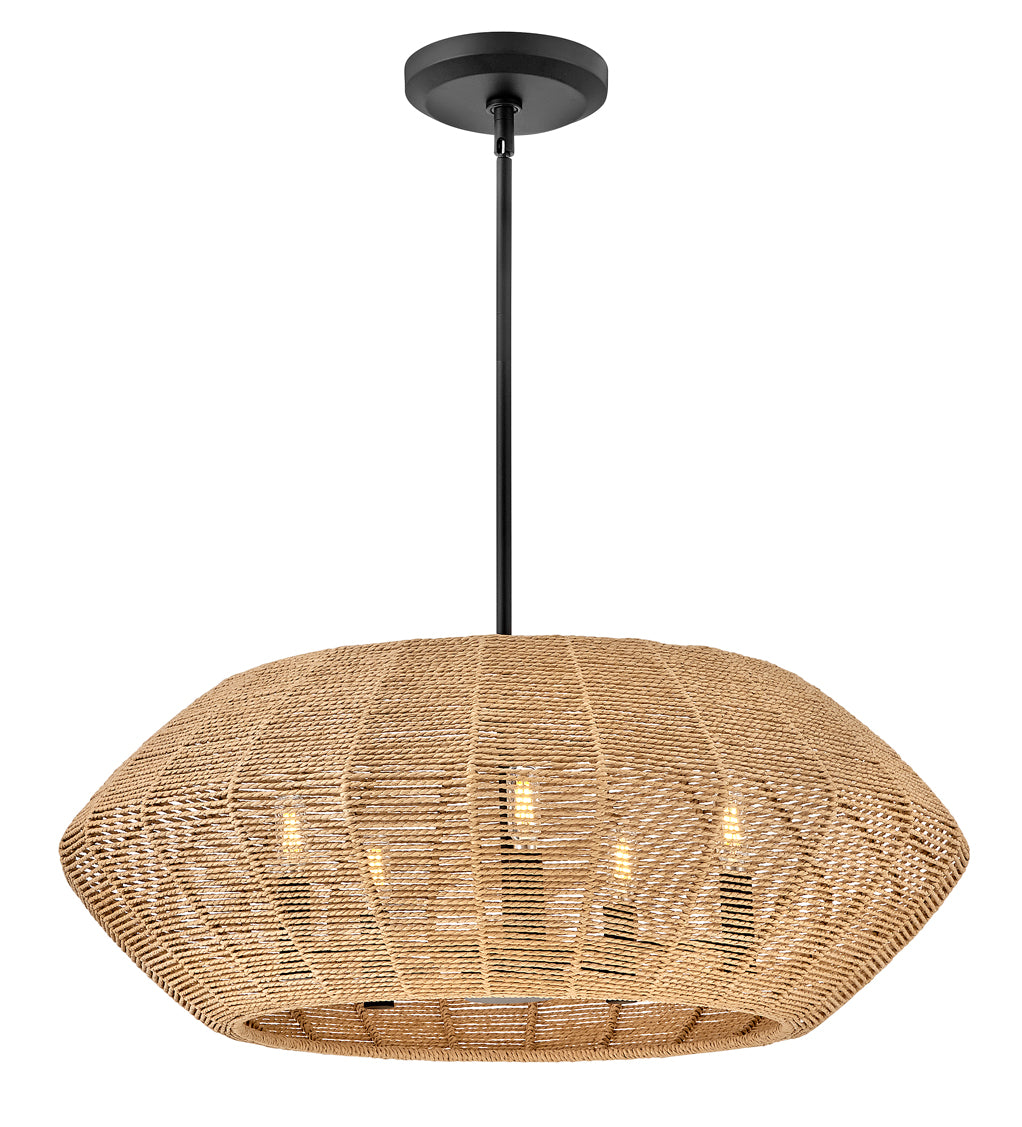 Luca 1L pendant - 40384BLK-CML