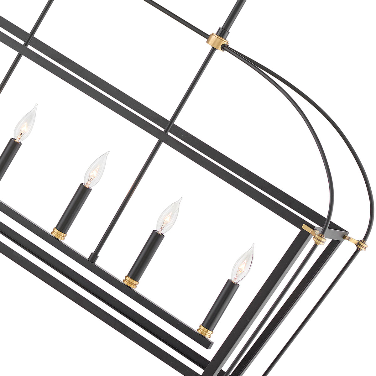 Selby 6L Linear Pendant - 4054BK