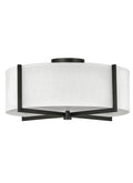 AXIS 3L Medium Semi-Flush Mount - 41708BK