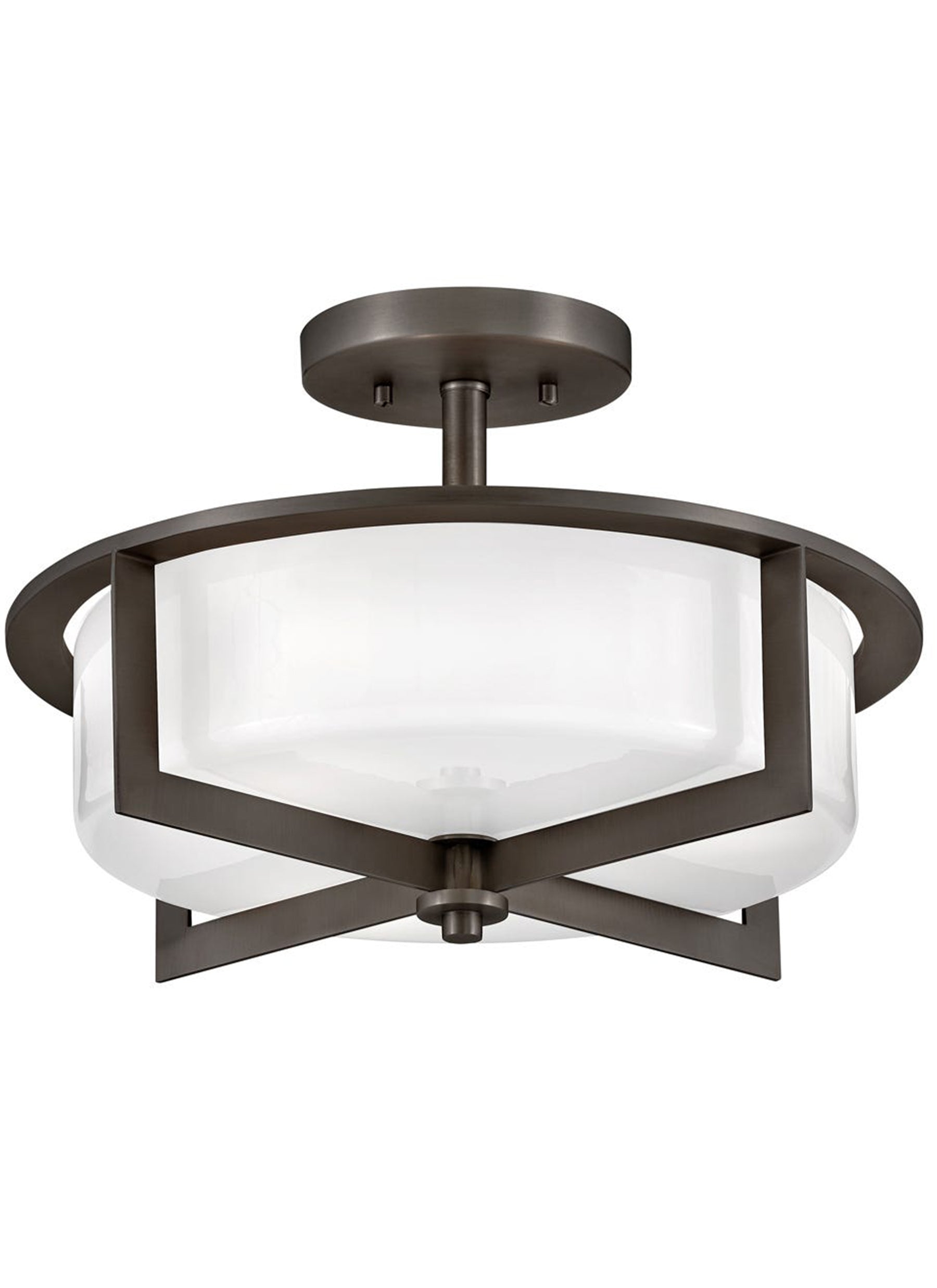 Baxley 3L medium semi-flush mount - 42033BX