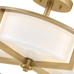 Baxley 3L medium semi-flush mount - 42033HB