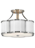 Chance 2L medium semi-flush mount - 4443PN