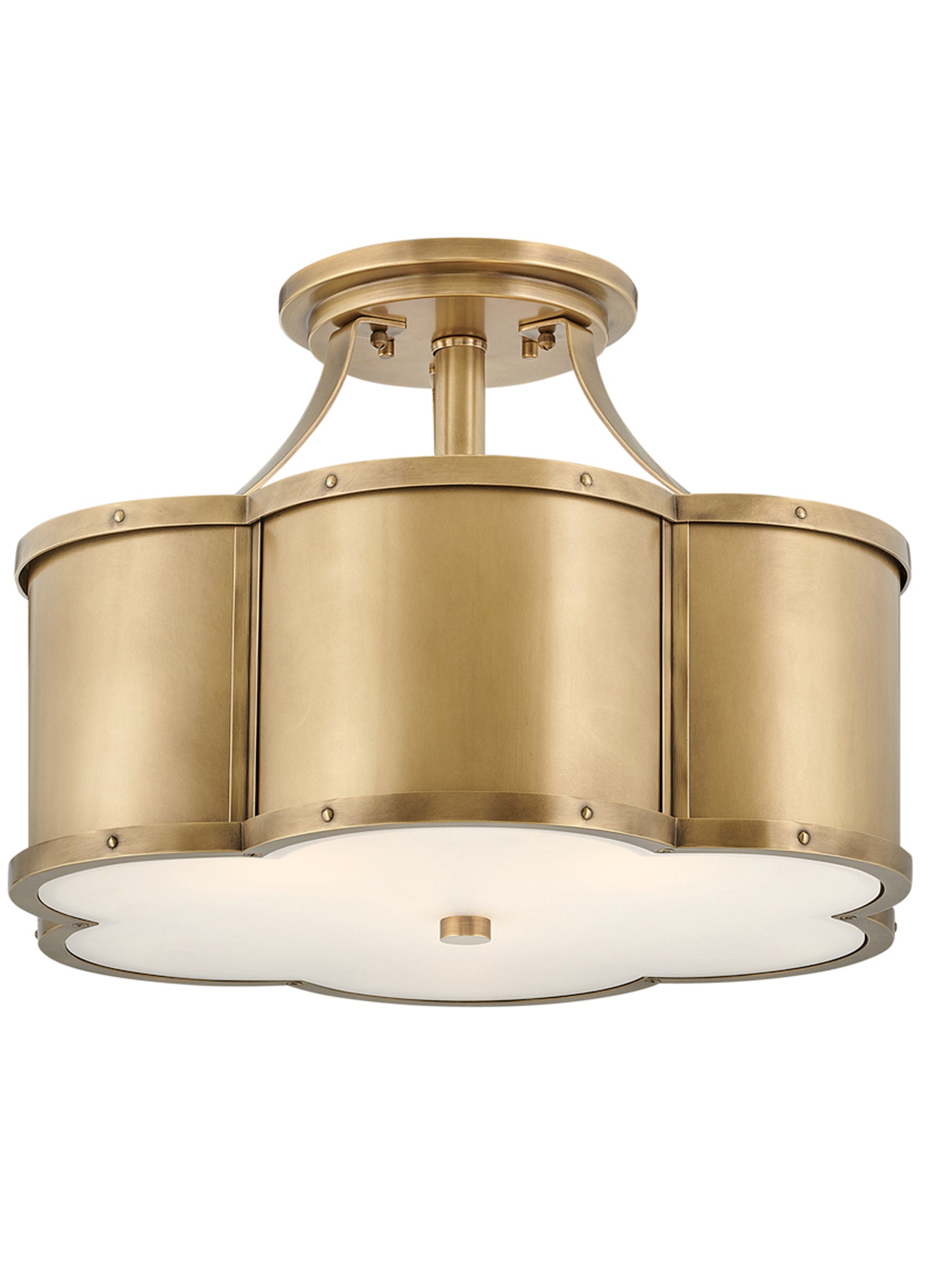 Chance 3L medium semi-flush mount - 4444HB