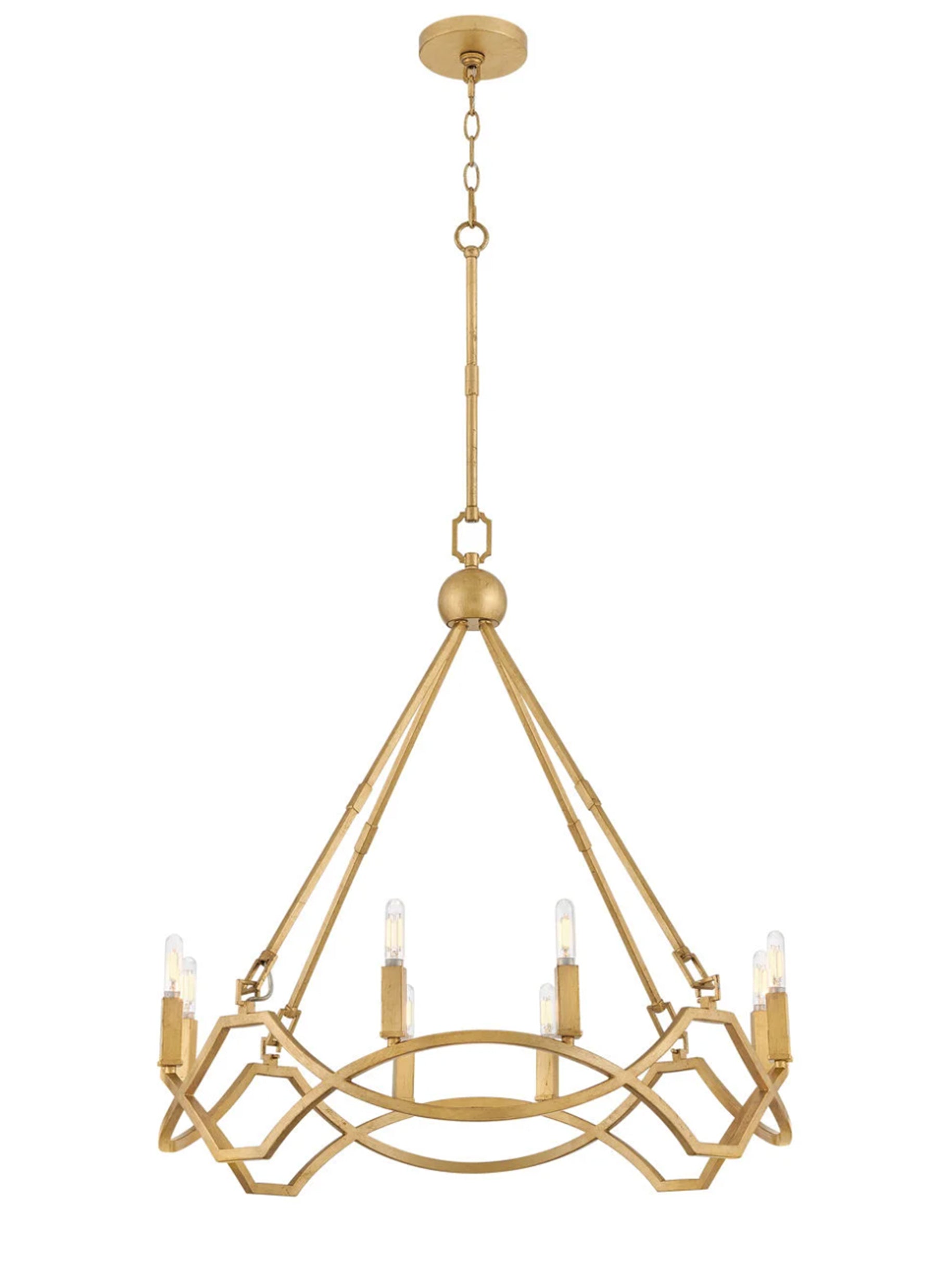 Leona 8L chandelier - 45784DA