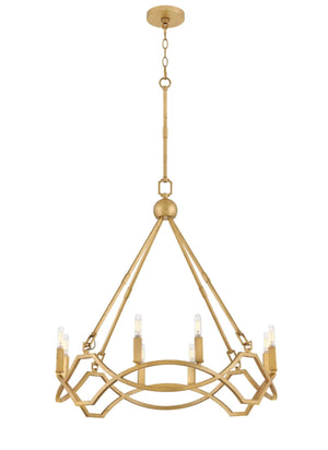 Leona 8L chandelier - 45784DA