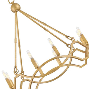 Leona 8L chandelier - 45784DA