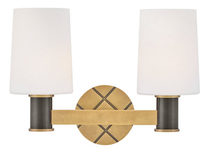 Declan 2L wall sconce - 51372HB-BX