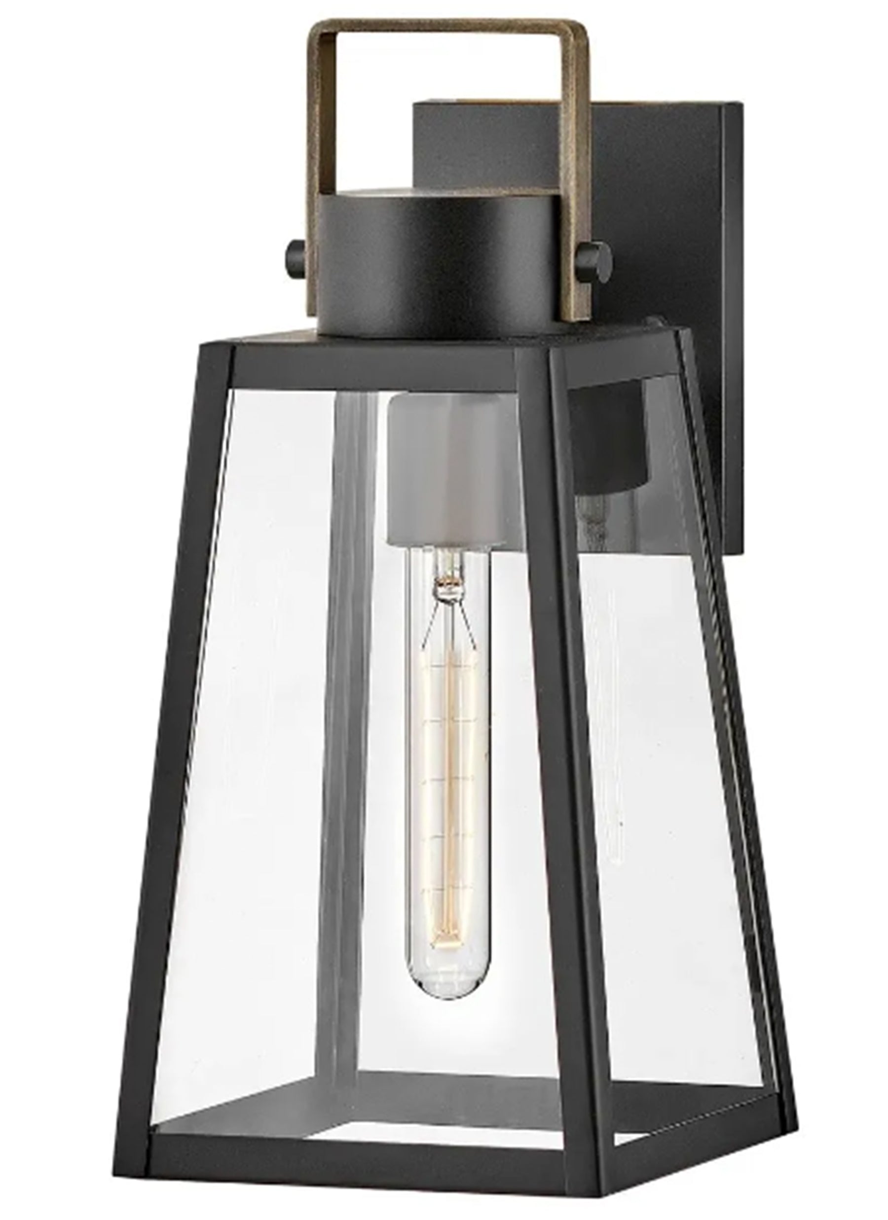 Hugh 1L wall lantern - 82000BK