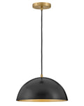 Lou 1L Pendant, Black finish - 83307BK