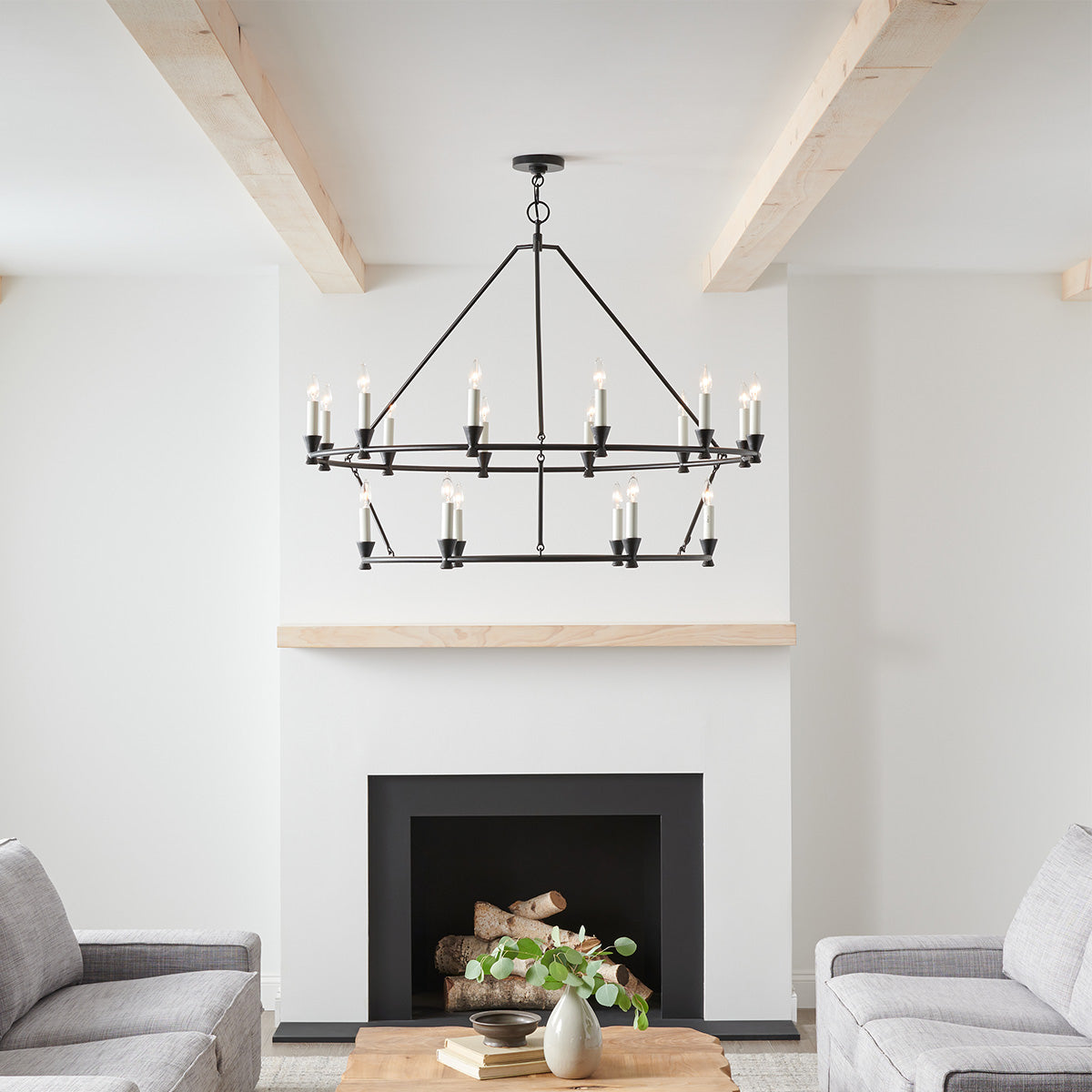 Keystone 18L chandelier - CC11818AI