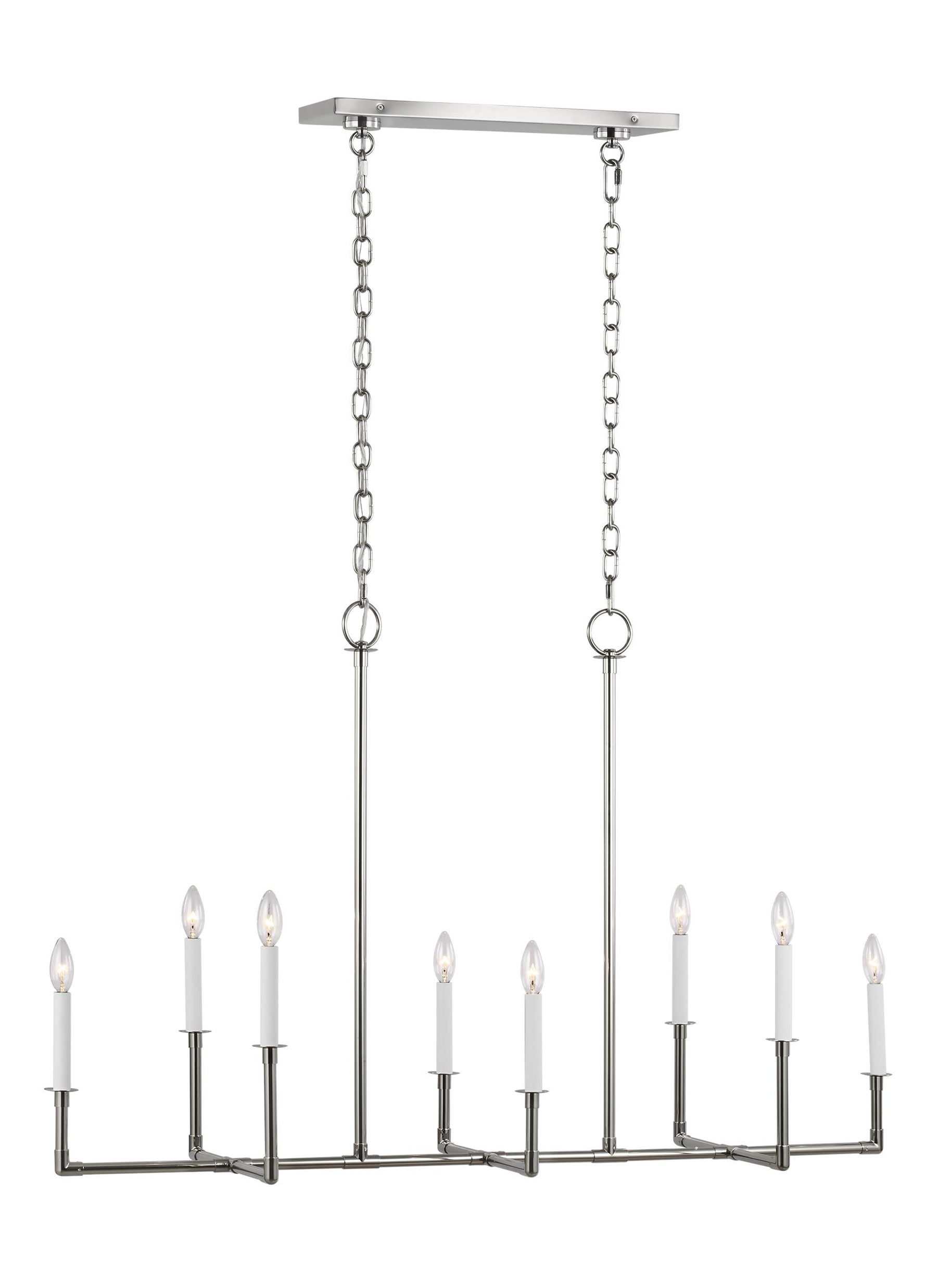 Bayview 8L linear chandelier  - CC1368PN