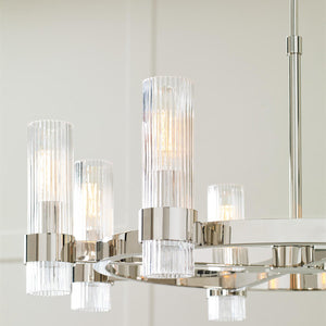 Geneva 8L chandelier - CC1378PN