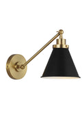 Wellfleet 1L wall sconce - CW1121MBKBBS