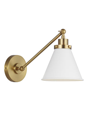 Wellfleet 1L wall sconce - CW1121MWTBBS