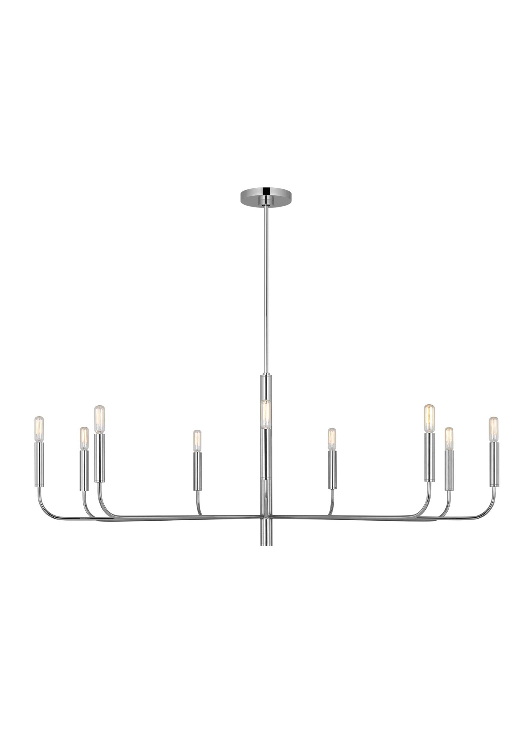 Brianna 9L wide chandelier - EC1319PN