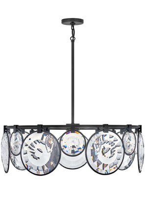 Nala 7L medium chandelier - FR31265BLK