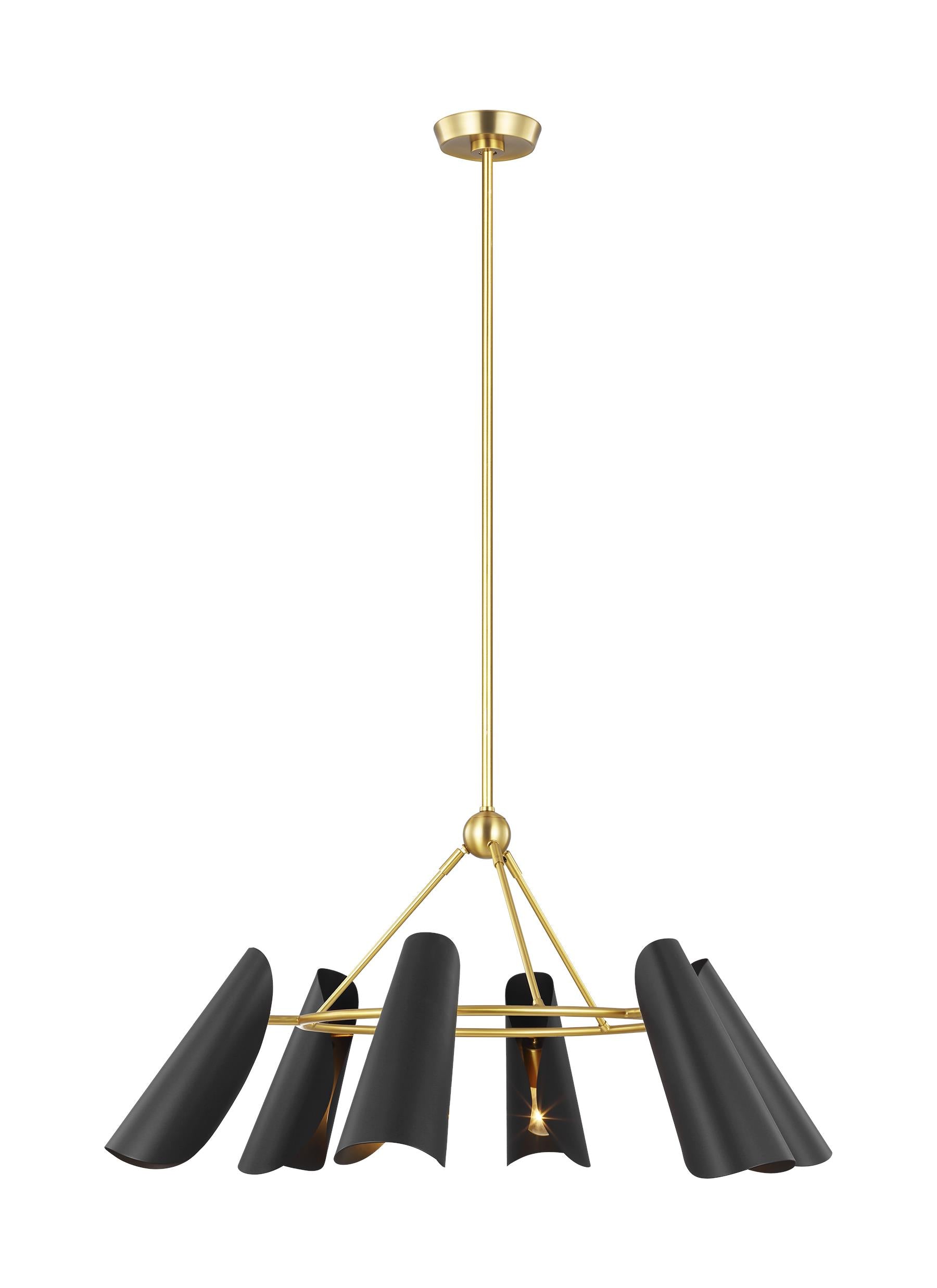 Tresa 6L Chandelier - AEC1036BBSMBK