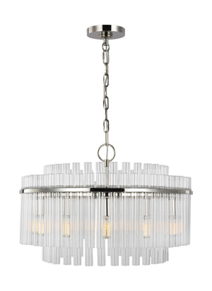 Beckett 12L medium chandelier - CC12812PN