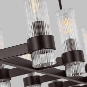 Geneva 10L linear chandelier - CC13810AI