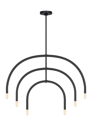 Hadden 6L Chandelier - DJC1126MBK