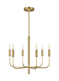 Brianna 6L small chandelier - EC1006BBS