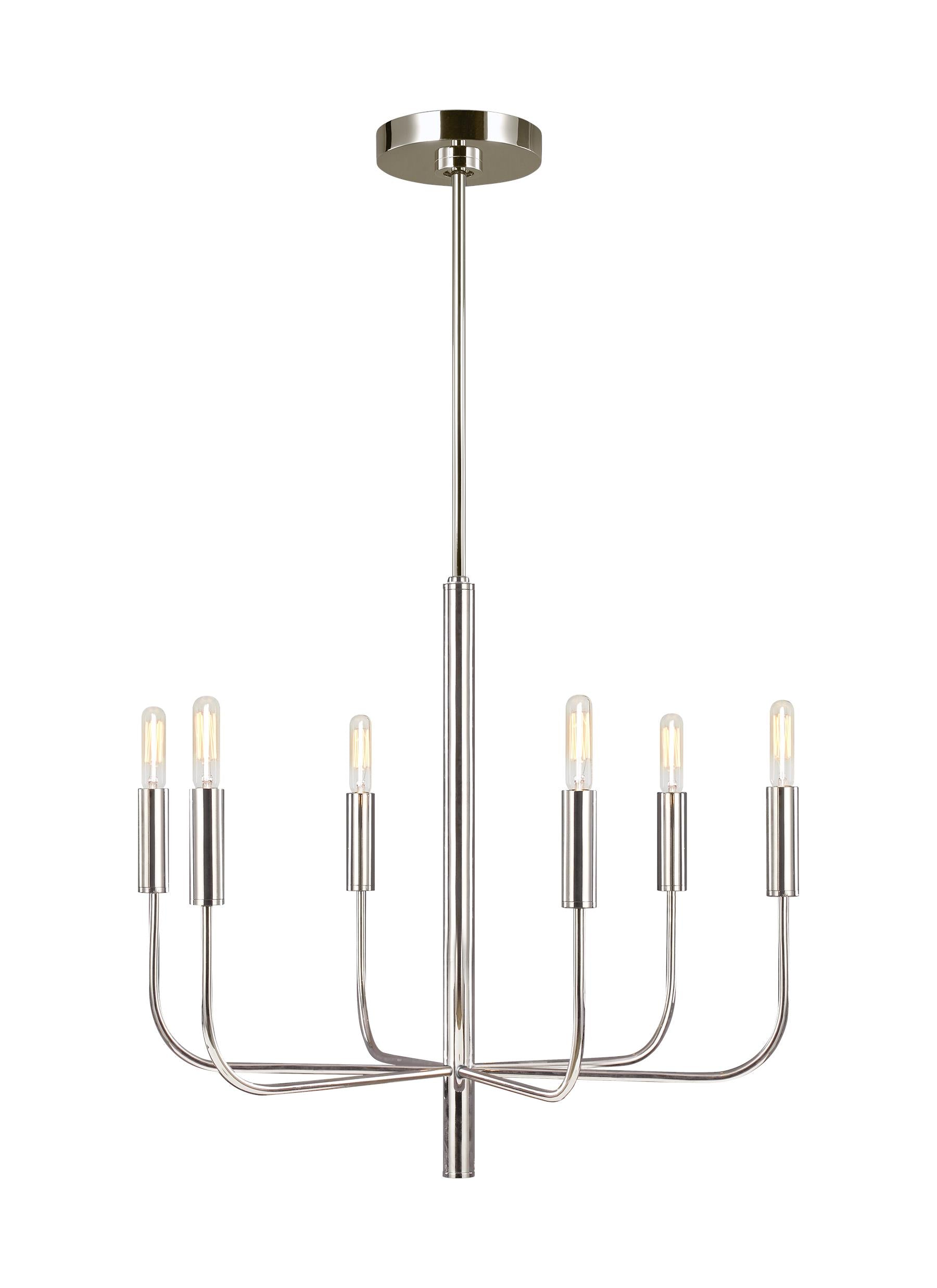 Brianna 6L small chandelier - EC1006PN