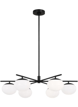 Lune 6L chandelier - EC1246AI