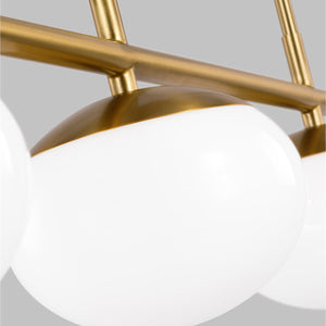 Lune 6L linear chandelier - EC1276BBS