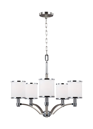 Prospect Park 5L Chandelier - F3084/5SN/CH