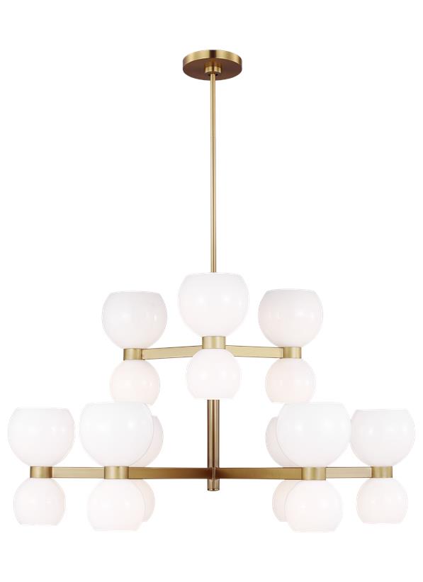 Londyn 18L Medium Chandelier - KSC10018BBSMG